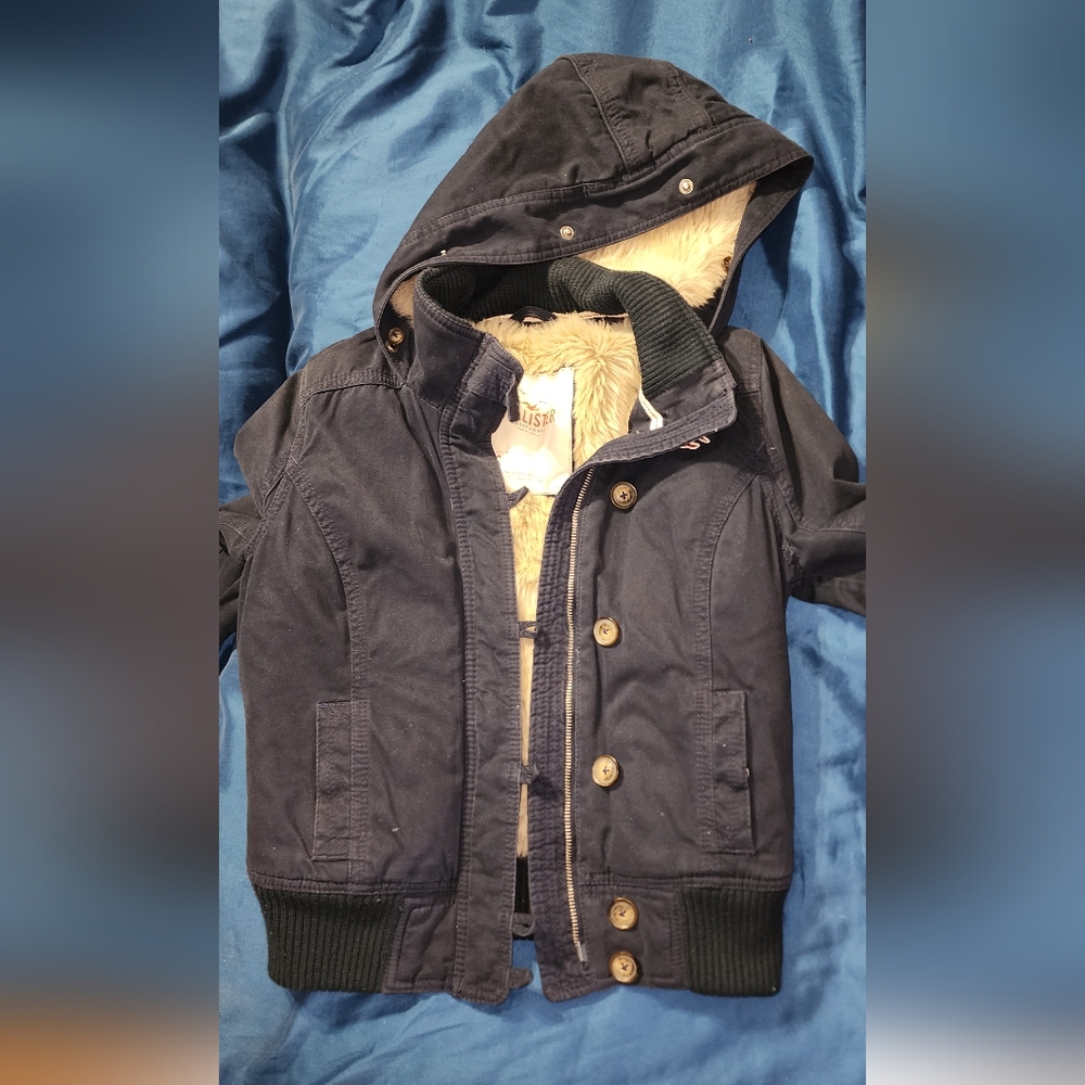 Hollister size small women's navy blue jacket